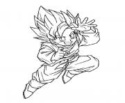 Coloriage dragon ball z 86