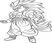 Coloriage dragon ball z 185