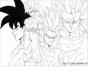 Coloriage dragon ball z 95