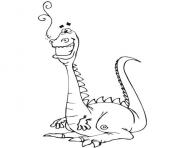 Coloriage dragon pour enfants