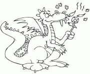 Coloriage dragon 283