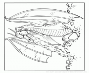 Coloriage dragon 182