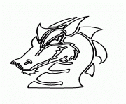 Coloriage dragon 240