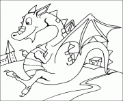 Coloriage dragon 143