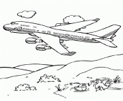 Coloriage avion 94