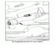 Coloriage avion de guerre 29