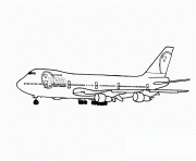 Coloriage avion 46