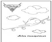 Coloriage avion 96