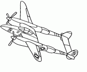 Coloriage avion de guerre 38