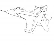 Coloriage avion 140