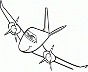 Coloriage avion de guerre 50