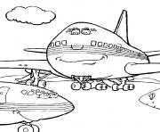 Coloriage avion 115