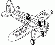 Coloriage avion