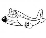 Coloriage avion 141