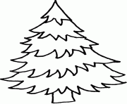 Coloriage dessin d un sapin