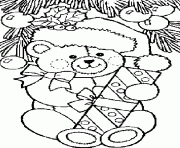 Coloriage ourson en peluche