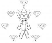 Coloriage super sonic 8