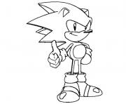 Coloriage super sonic 42