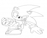 Coloriage super sonic 88