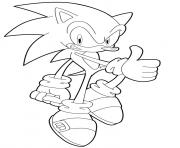 Coloriage sonic 184