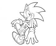 Coloriage super sonic 17