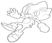 Coloriage super sonic 18