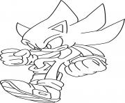 Coloriage super sonic 22