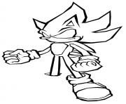 Coloriage super sonic 92