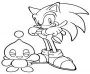 Coloriage sonic 185