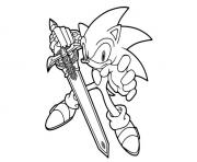 Coloriage super sonic 90