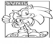 Coloriage super sonic 61