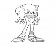 Coloriage super sonic