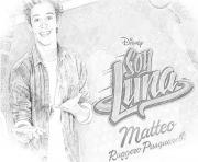 Coloriage soy luna matteo