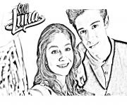 Coloriage soy luna photo a colorier ambre