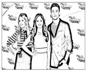 Coloriage disney channel soy luna 3