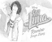 Coloriage soy luna ramiro