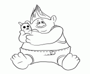 Coloriage Biggie Trolls Movie