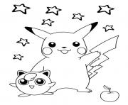 Coloriage pikachu 176