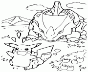 Coloriage pikachu 29