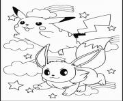 Coloriage pikachu 164