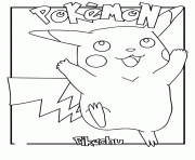 Coloriage pokemon pikachu s6fdf