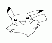 Coloriage pikachu 11