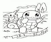 Coloriage pikachu 173