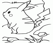 Coloriage pikachu 186