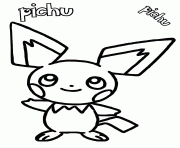 Coloriage pikachu 32