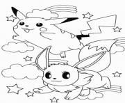 Coloriage printable pikachu sc2eb