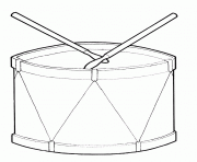 Coloriage tambour facile 141