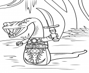 Coloriage lego ninjago serpent pythor