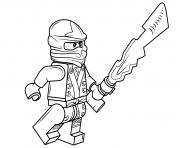 Coloriage lego ninjago cole