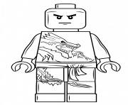 Coloriage lego ninjago zane